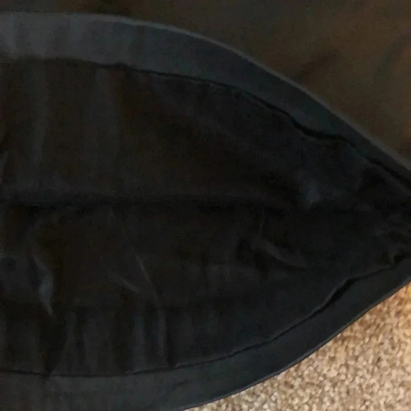 rag & bone lamb leather black skirt white side stripes Sz 4 Excellent Condition - Picture 8 of 11